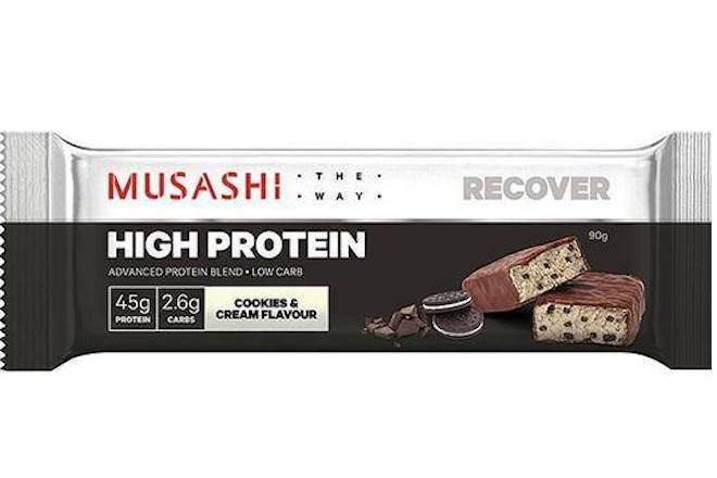 Musashi Cookies & Cream Protein Bar 90g