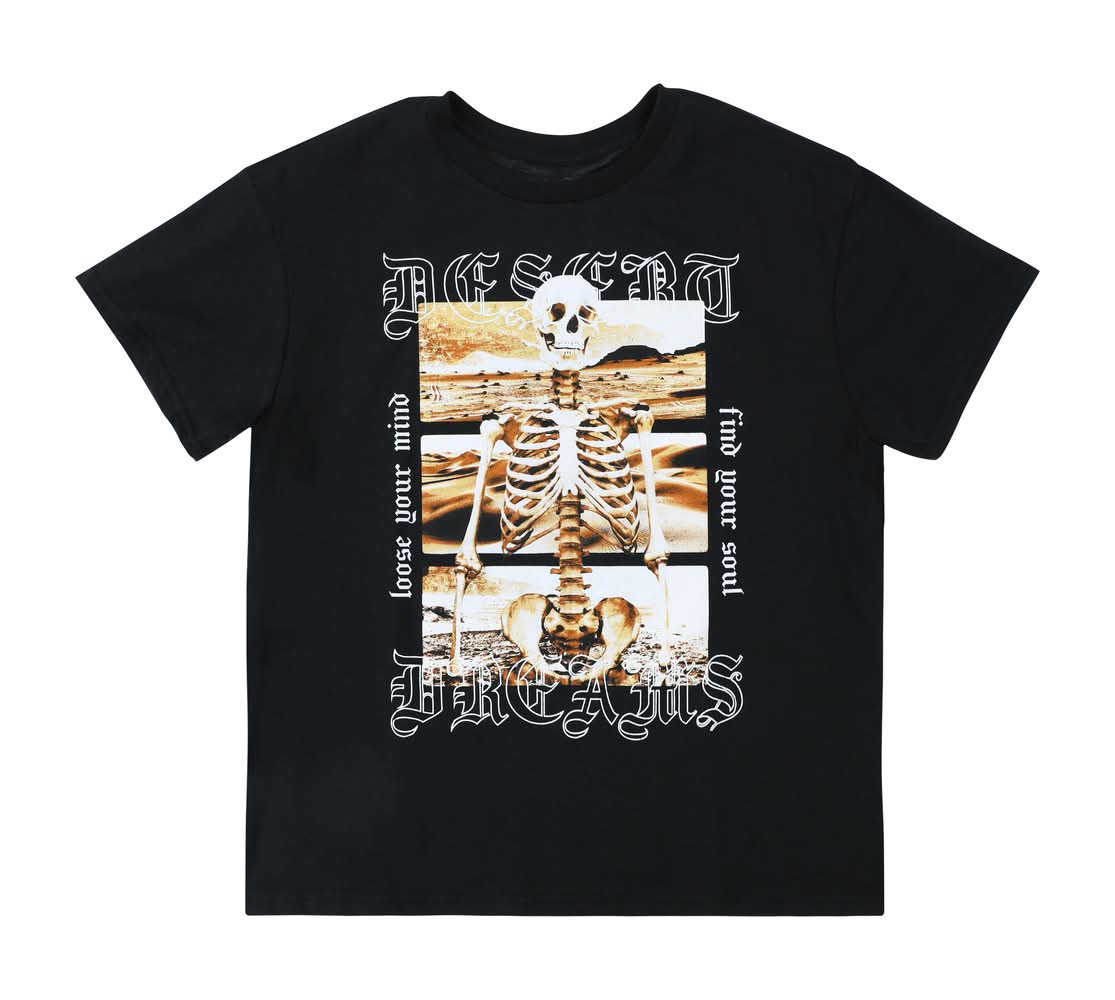 Desert Dreams Graphic Tee Medium Black