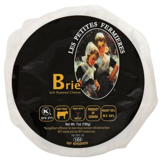 Les Petites Fermieres Brie Soft Ripened Cheese