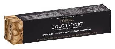 L'Oreal Paris Colorsonic Ammonia Free Permanent Hair Color Cartridge - Device Sold Separately - Medium Blonde Natural 8