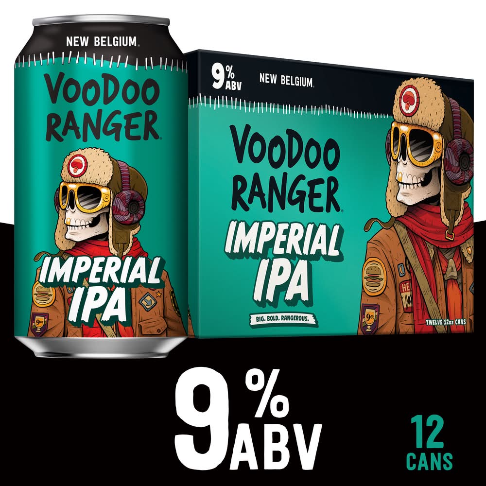 New Belgium Voodoo Ranger Imperial Ipa Beer (12 x 12 oz)