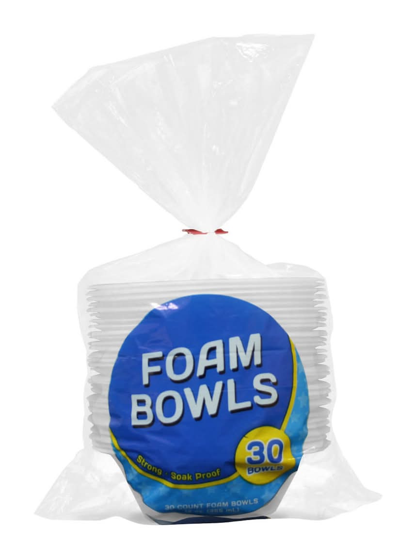Foam Bowls 12 oz (30 ct)