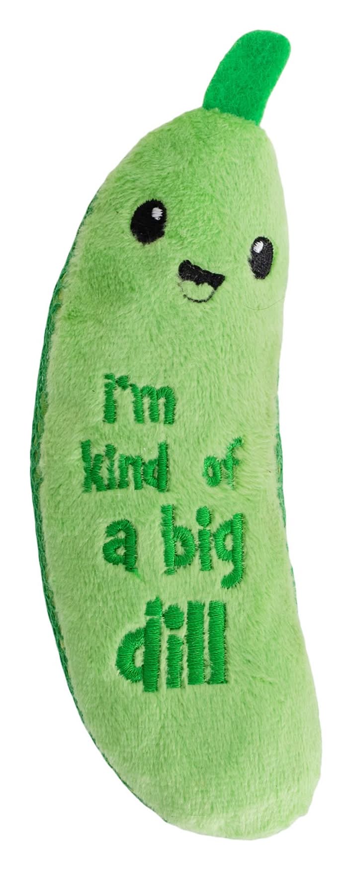 Catstages Catnip Crinkle Pickle Teether Cat Toy