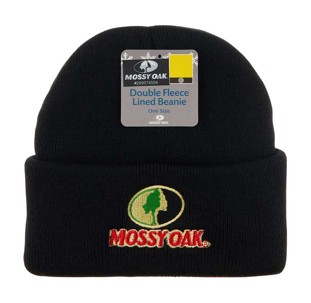 Mossy Oak Double Fleece Lined Beanie One Size Assorted