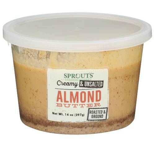 Sprouts Creamy and Unsalted Almond Butter