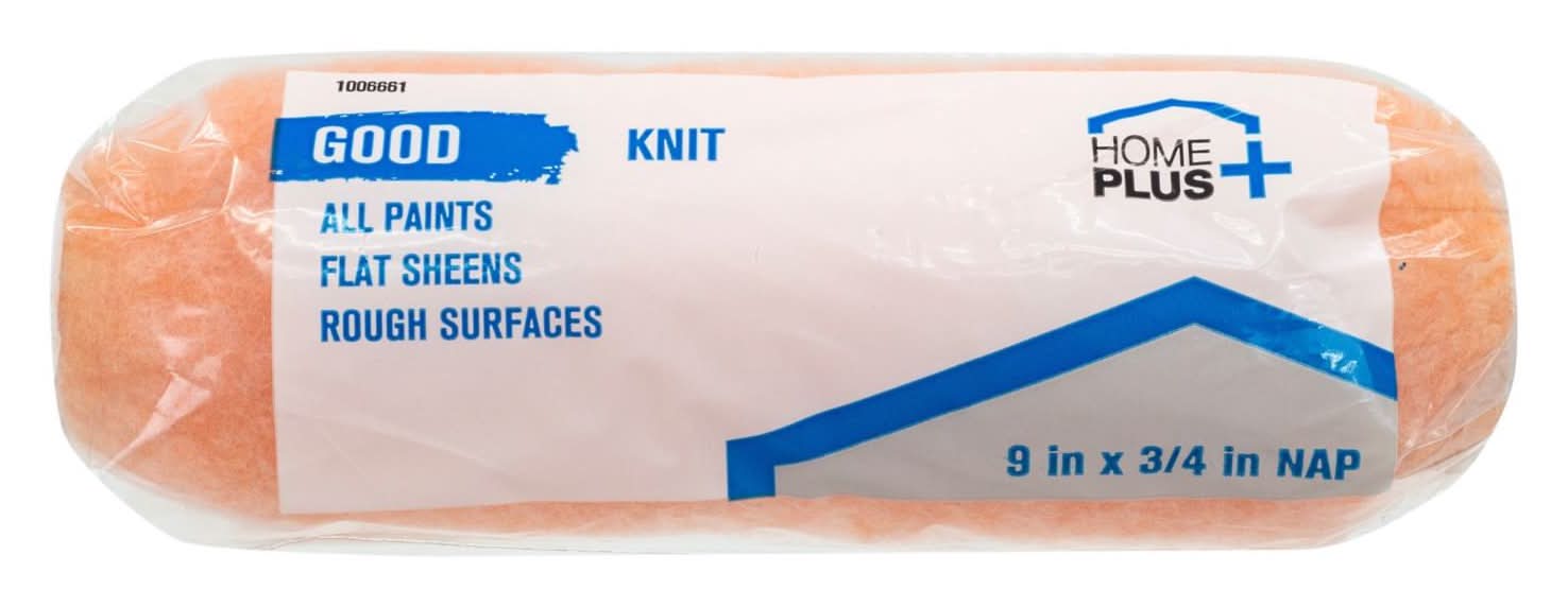 Home Plus Good Polyester Knit 9 In. W X 3/4 In. Paint Roller Cover 1 Pk