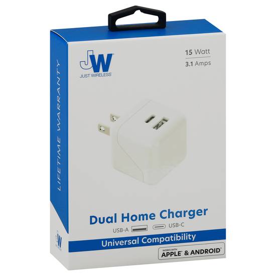 Just Wireless 15 Watt Dual Home Charger