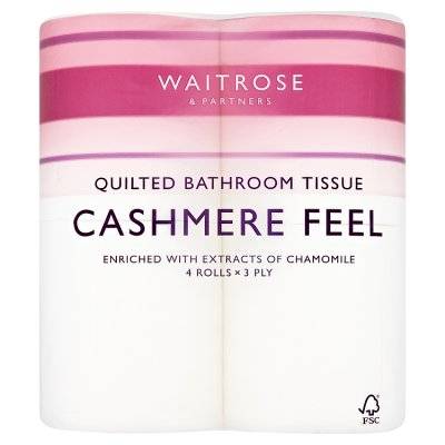 Waitrose & Partners Quilted Bathroom Tissue