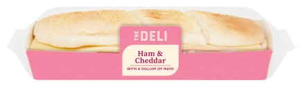 One Stop Ham & Cheddar, The Deli a Dollop Of Mayo Sub Roll