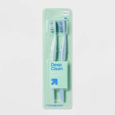 up&up Deep Clean Toothbrush Medium (2 ct)