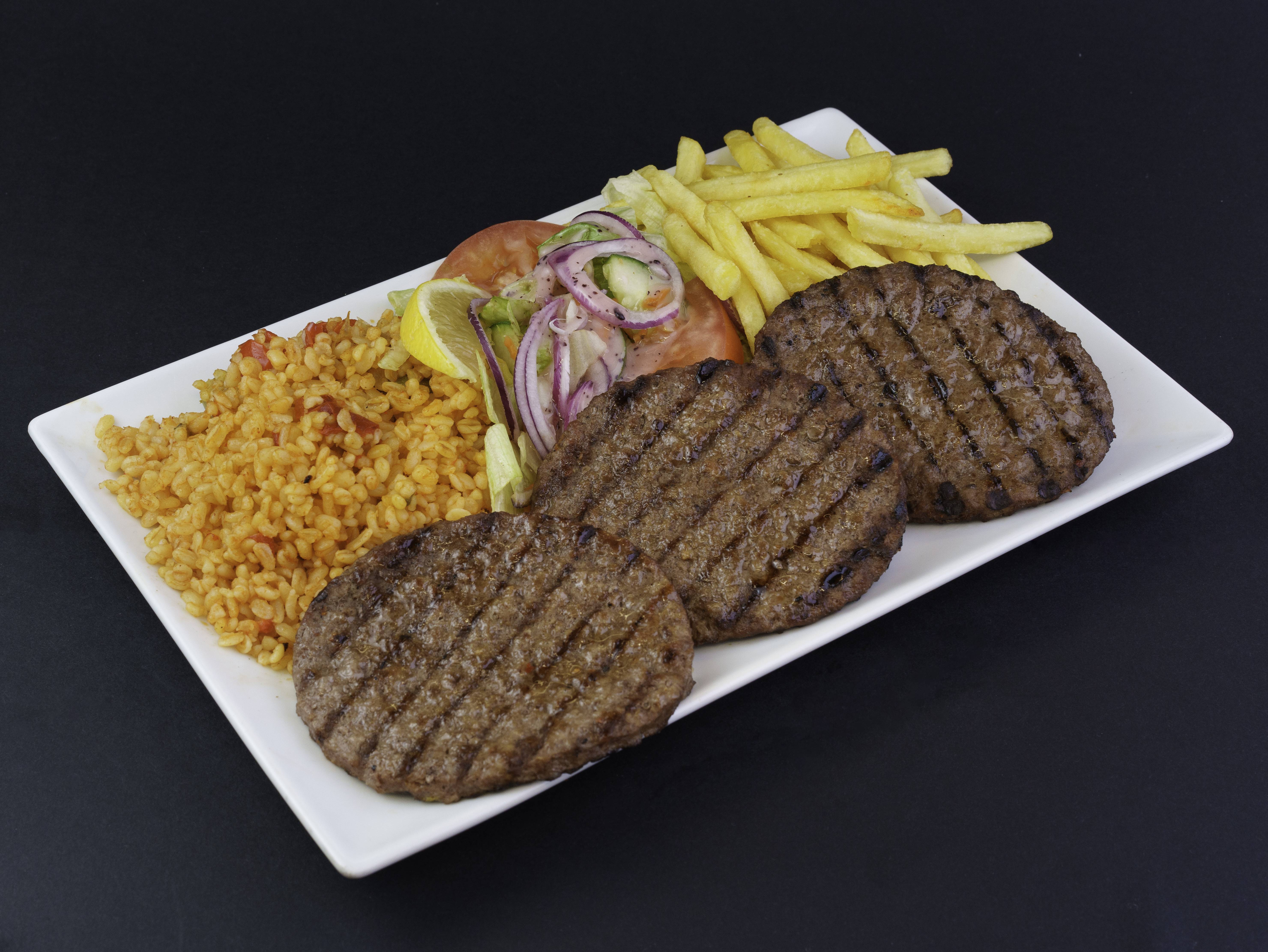 🔥🍛Assiette 3 steaks