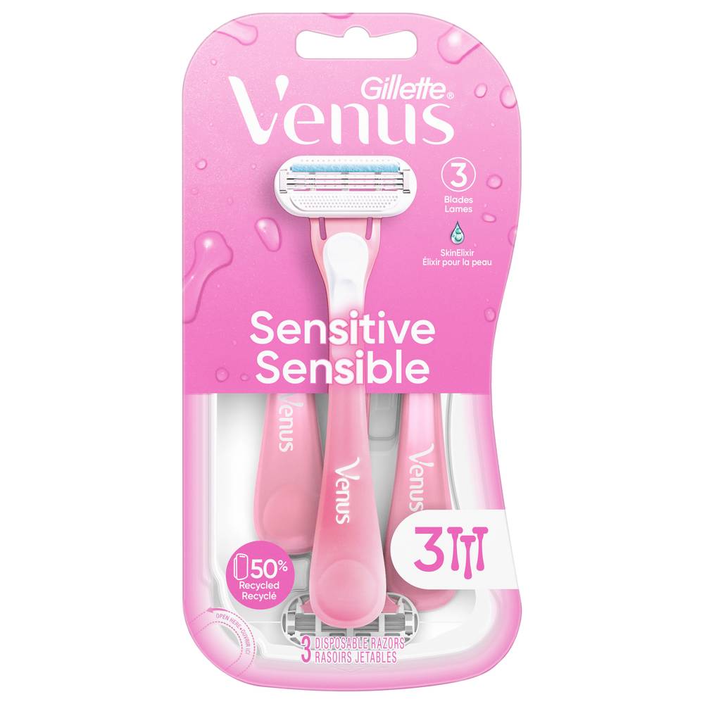 Gillette Venus Sensitive Razors ( 3ct)