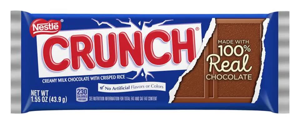 Nestle Crunch Chocolate Bar