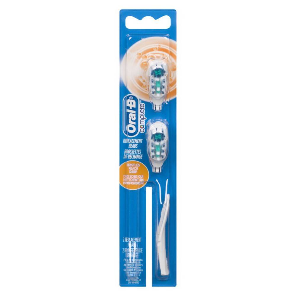 OralB Brossette de rechange pour la brosse à dents complete action