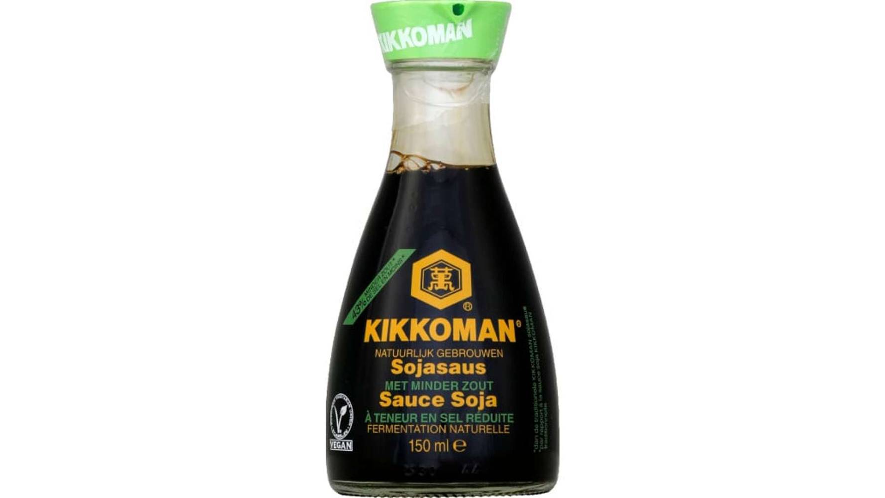 Kikkoman - Sauce soja à teneur réduite en sel (150 ml)