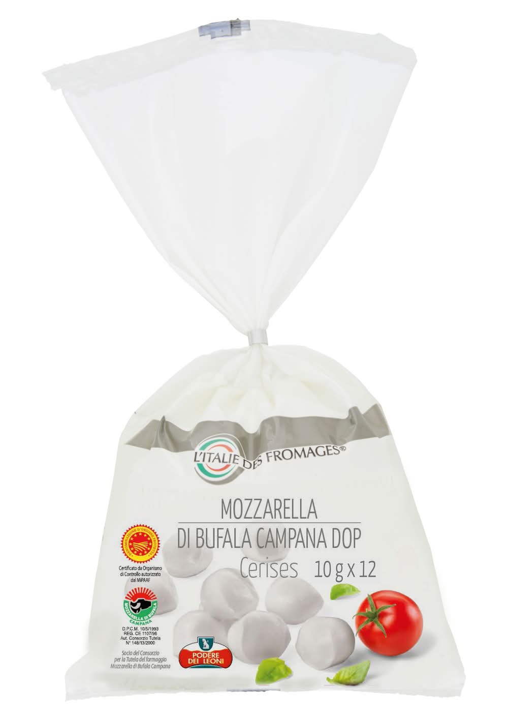 L'Italie des Fromages - Mozzarella di bufala dop cerises (120g)