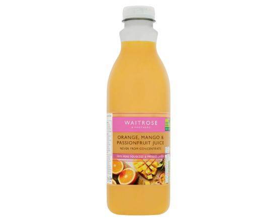 Waitrose & Partners Orange, Mango & Passionfruit Juice 1 litre