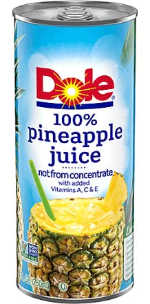 Dole Pineapple Juice 8.4oz Can