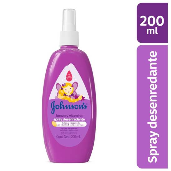 Johnson's spray desenredante fuerza y vitamina (200 ml)