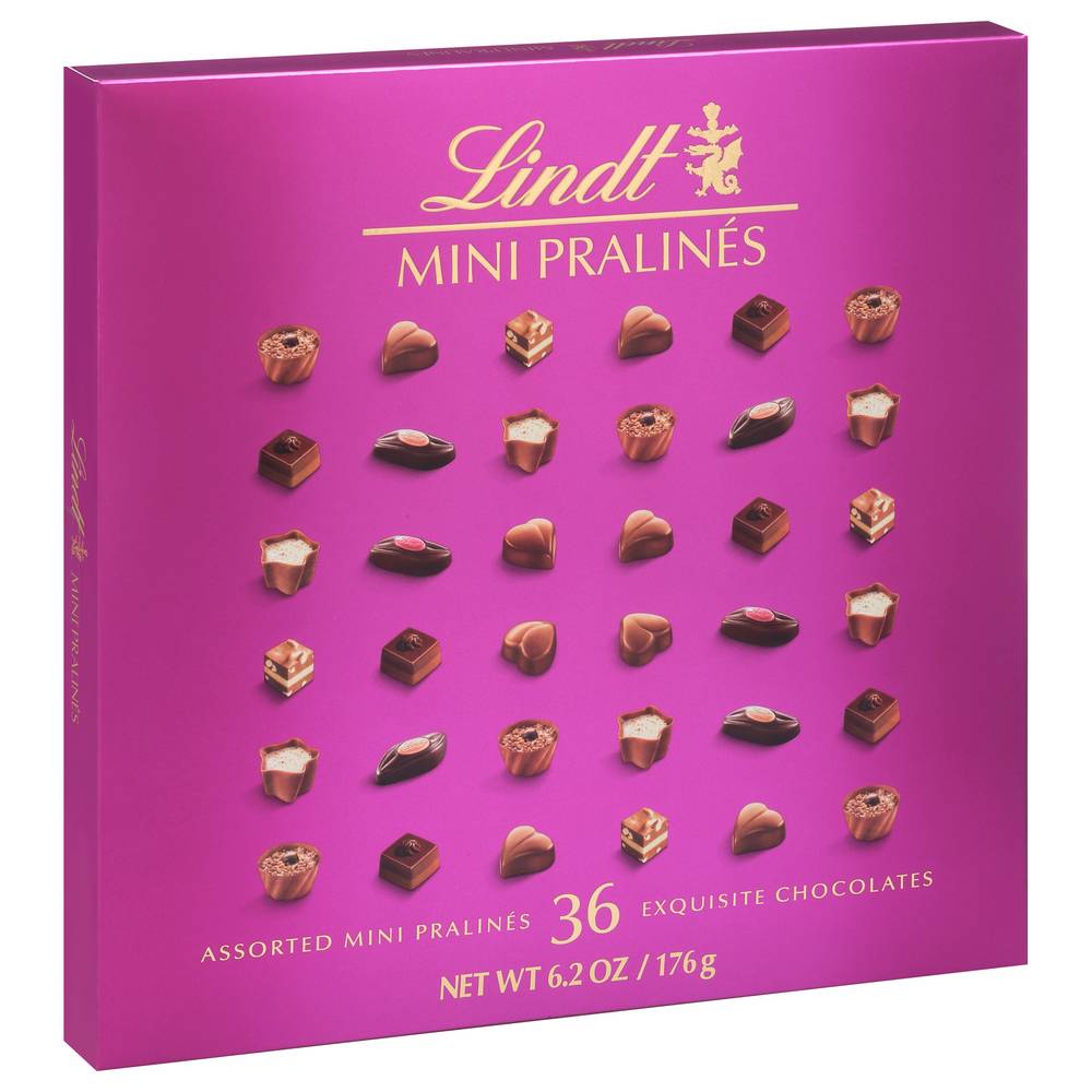 Lindt Mini Assorted Pralines Exquisite Chocolates (36 ct)