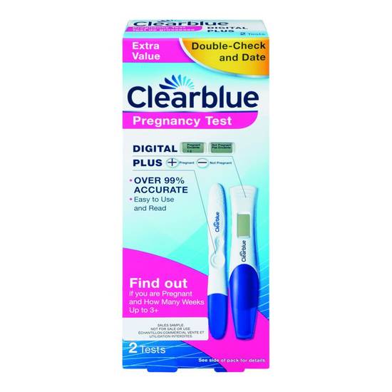 Clearblue Digital + Visual Pregnancy Test (2 ct)