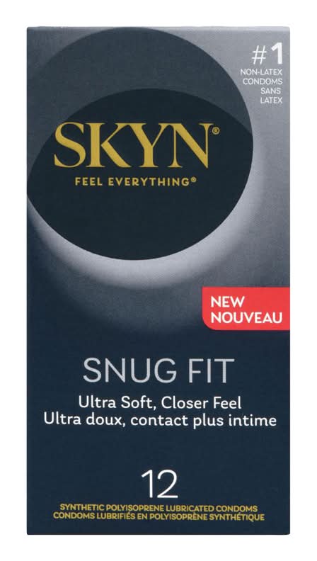 Skyn snug fit préservatifs lubrifiés - snug fit lubricated condoms (12 unités)