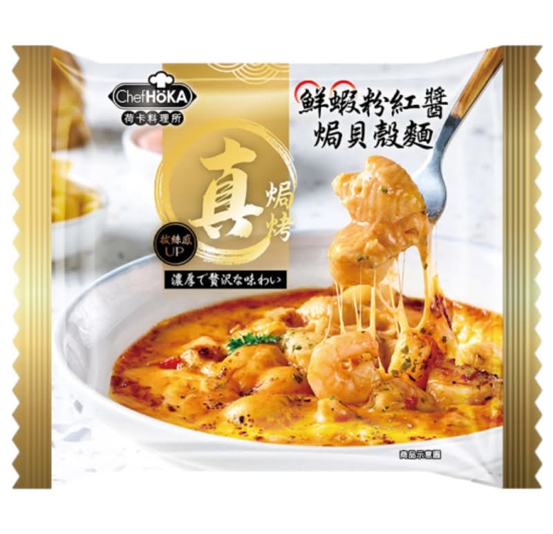 荷卡鮮蝦粉紅醬焗貝殼麵230g <230g克 x 1 x 1Bag包>
