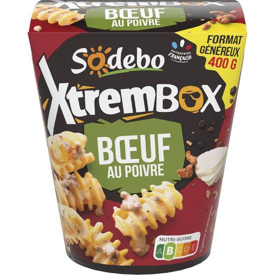 Sodebo - Xtrembox pâtes radiatori (bœuf au poivre)