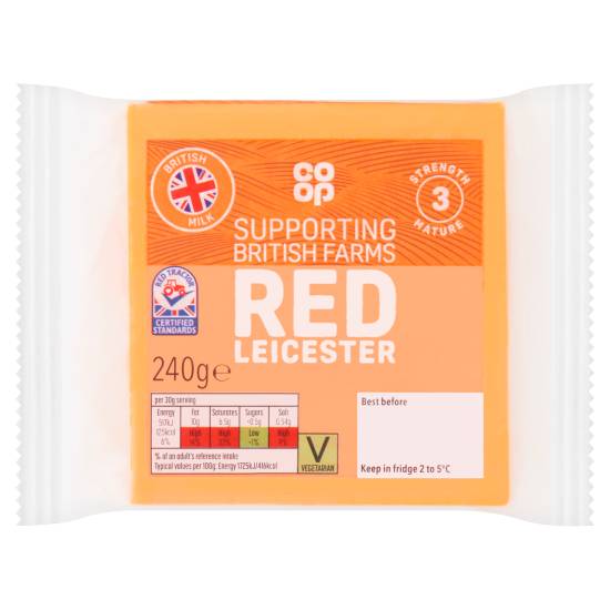 Co-Op British Red Leicester 240g