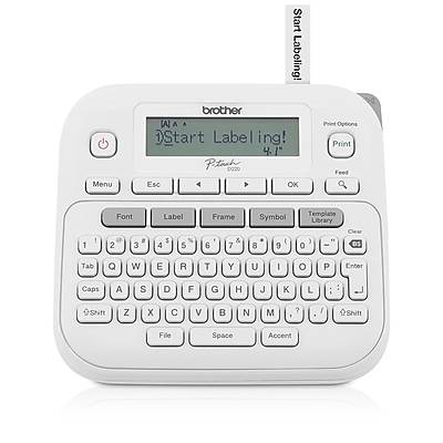 Brother P-Touch Desktop Non-Thermal Label Maker, White