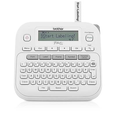 Brother P-Touch Desktop Non-Thermal Label Maker (white)