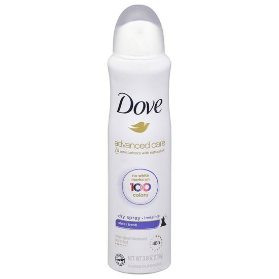 Dove Advanced Care Dry Spray Invisible Sheer Fresh Antiperspirant Deodorant