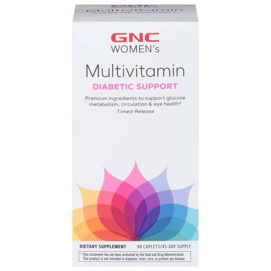 Gnc Women's Diabetic Support Multivitamin Caplets