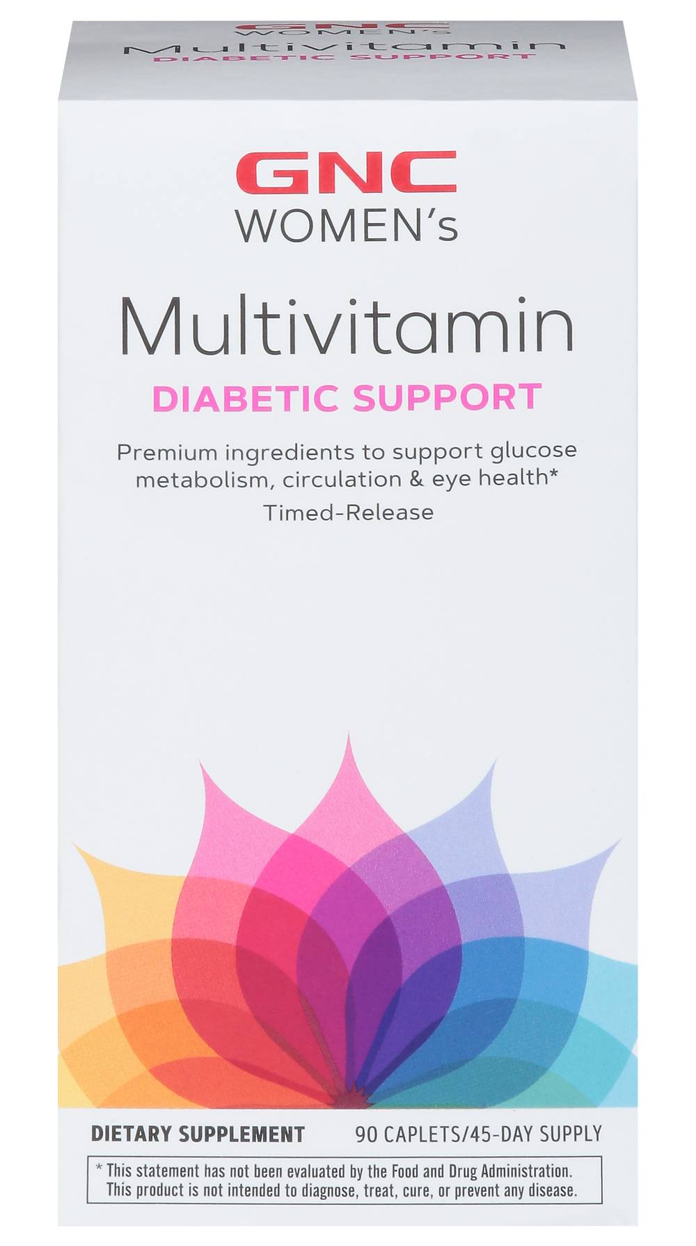 GNC Women's Diabetic Support Multivitamin Caplets (200 g)