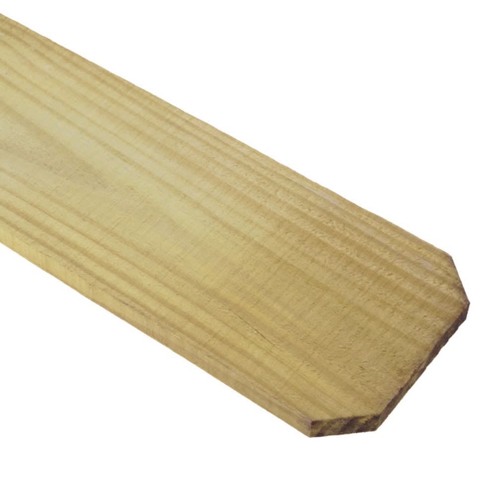 Severe Weather 1-in x 4-in x 6-ft Pressure Treated Southern Yellow Pine Dog Ear Fence Picket