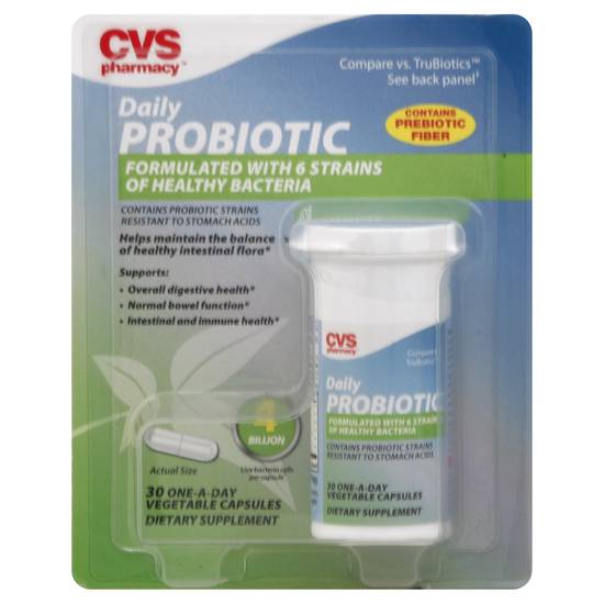 Cvs Pharmacy Probiotic Vegetable Capsules (30 ct)