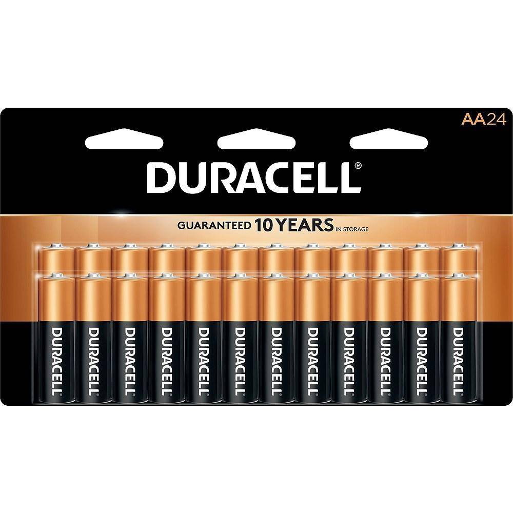 Duracell Aa Alkaline Batteries, 24-pack