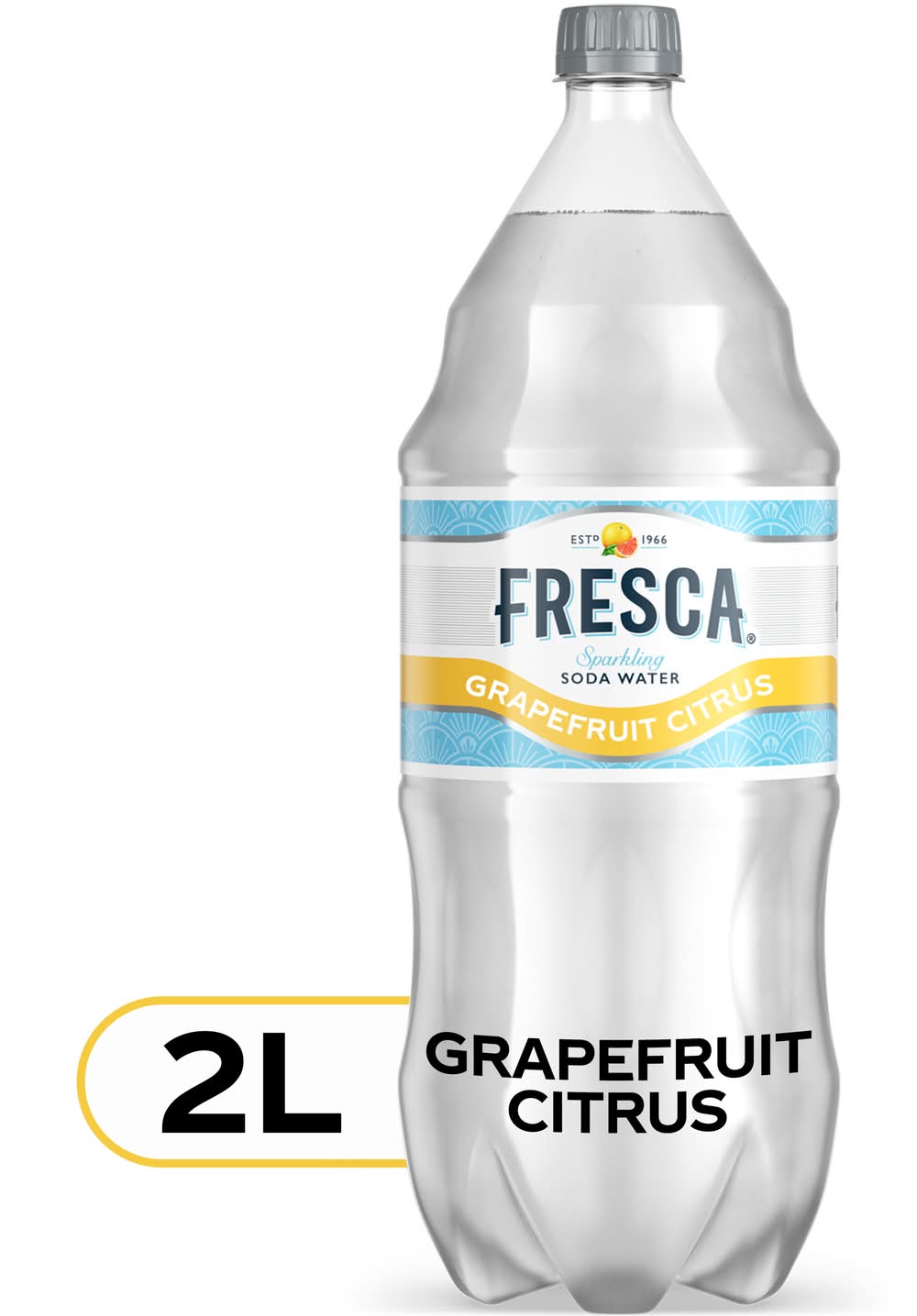 Fresca Flavored Sparkling Soda Water, Grapefruit Citrus (67.6 fl oz)