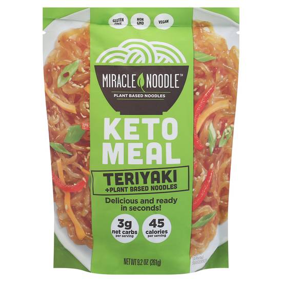 Miracle Noodle Plant Based Vegan Shirataki Noodles (keto meal teriyaki)