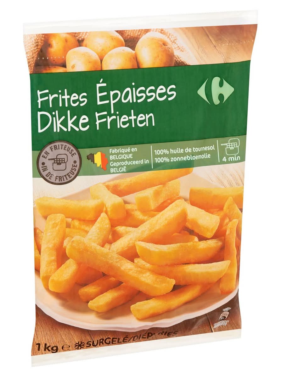 Carrefour Frites Épaisses 1 kg