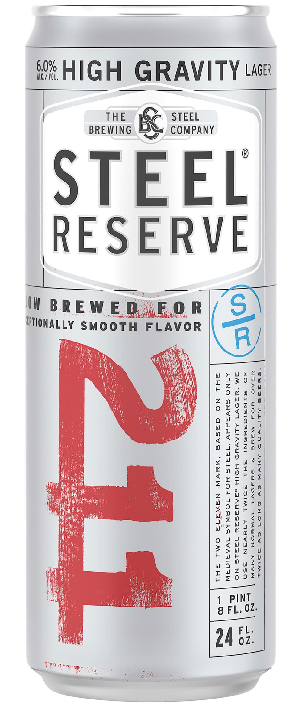 Steel Reserve High Gravity Lager Beer (24 fl oz)
