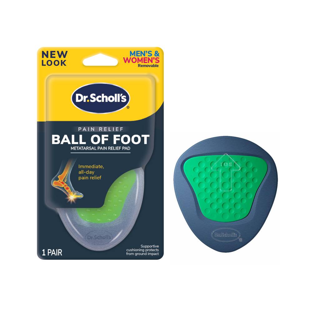 Dr. Scholl's Ball of Foot Pain Relief Orthotics, One Size, 1 pair