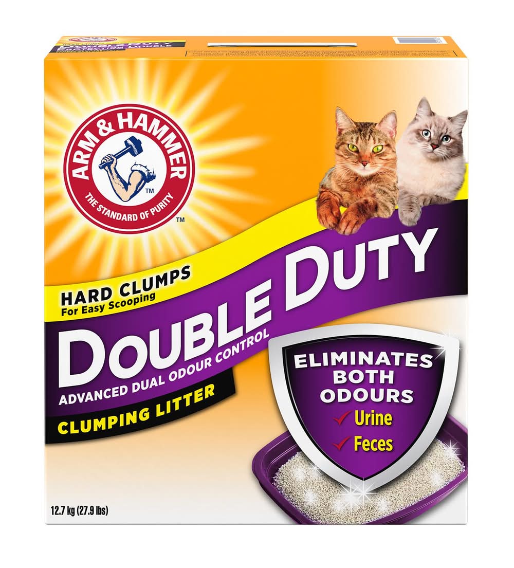 Arm & Hammer Double Duty Clumping Cat Litter, 27.9 lb