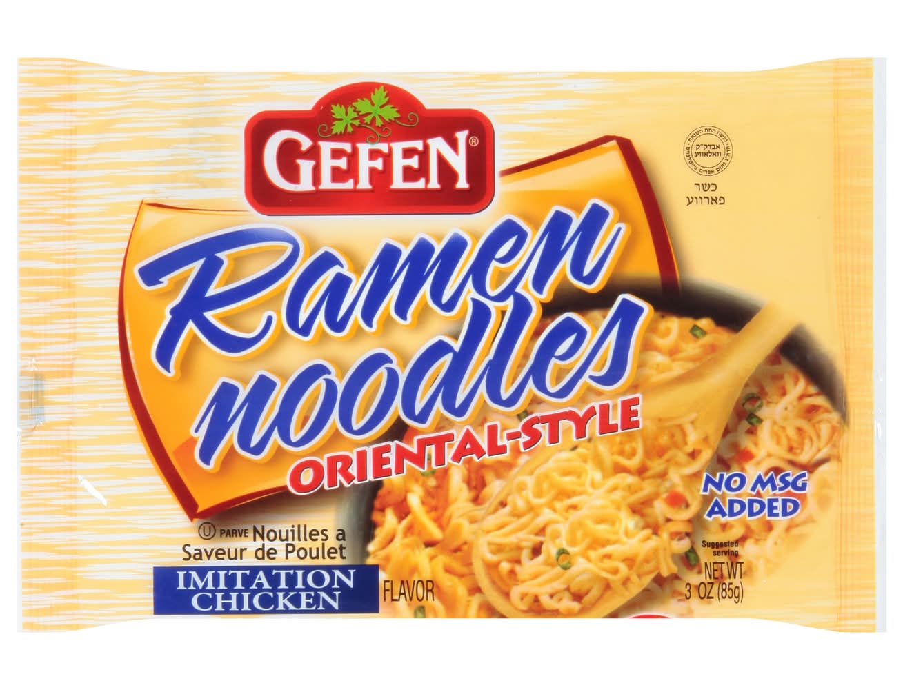 Gefen Oriental Style Chicken Flavored Ramen Noodles (3 oz)