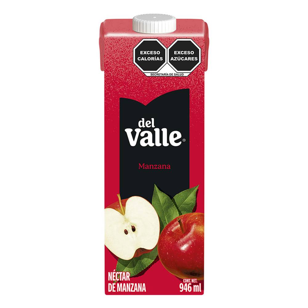 Del Valle · Néctar clarificado de manzana (946 ml)
