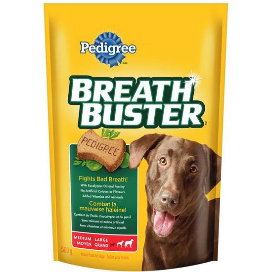 Pedigree · Breathbuster Snacks For Dogs - Goûters pour moyens et grands chiens Breath Buster™ à l'eucalyptus et au persil