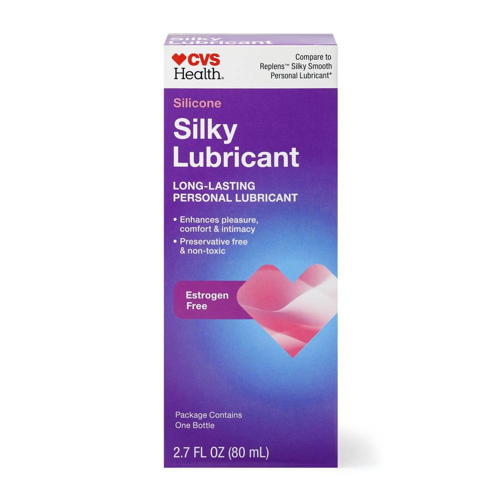 CVS Health Silicone Silky Lubricant, 2.7 OZ