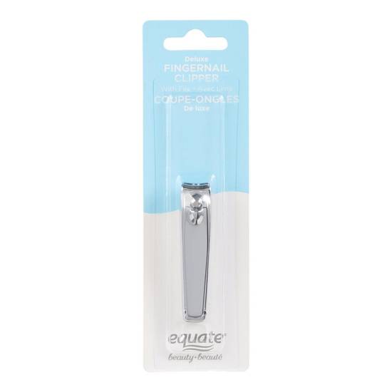 Equate Beauty Deluxe Fingernail Clipper With File (1 unit)