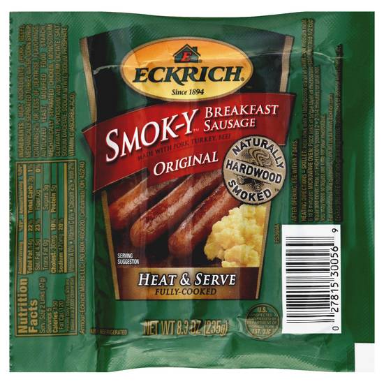 Eckrich Original Smoky Breakfast Sausage (8.3 oz)