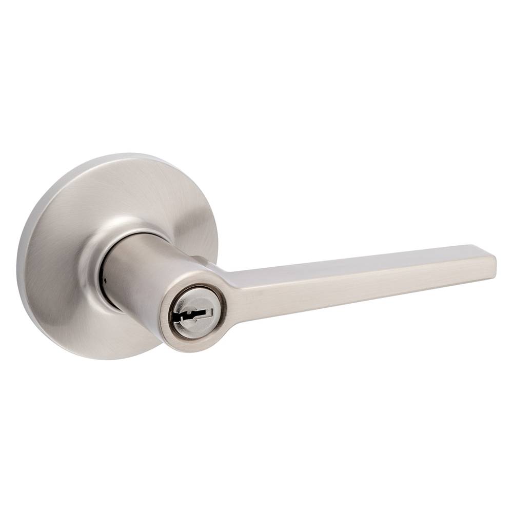 RELIABILT Dallas Satin Nickel Exterior Keyed Entry Door Handle | 93580-014